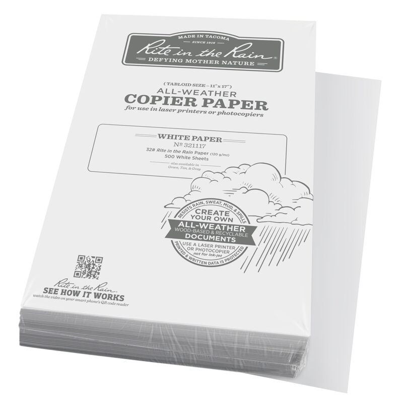 Rite in the Rain Weatherproof Laser Printer Paper