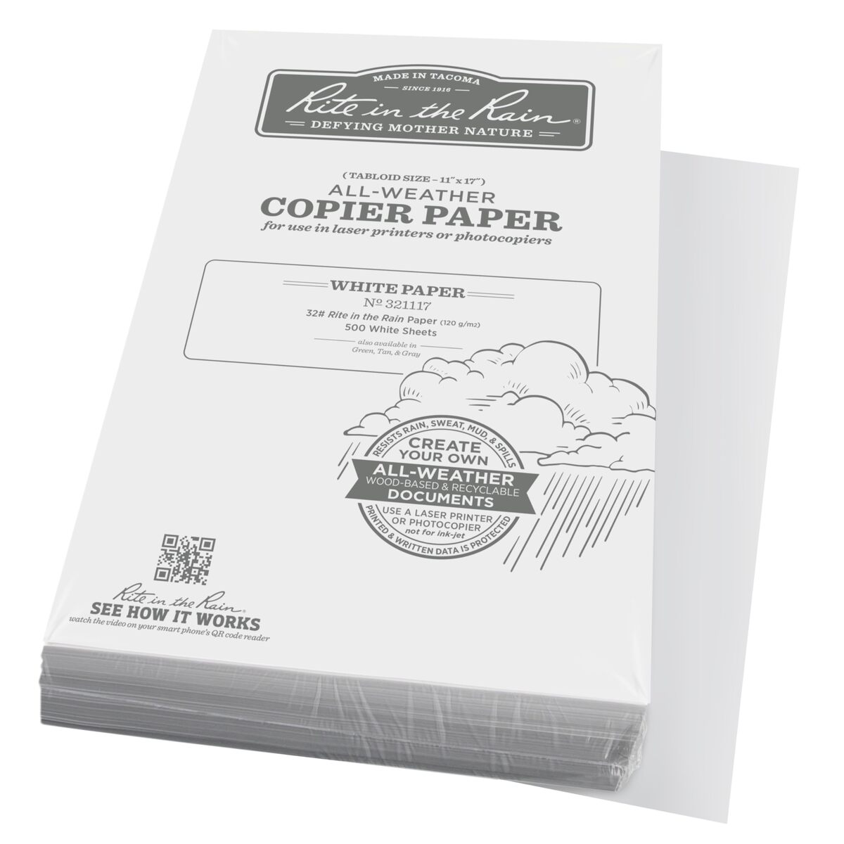 Rite in the Rain Weatherproof Laser Printer Paper