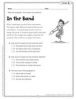 Scholastic Comprehension Skills: 40 Short Passages For Close Reading, Grade 3