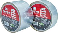 Nashua 330X/SI250 330X Extreme Weather Foil Tape, 3.5 mil Thick, 50 yd. Length x 2" Width, Silver