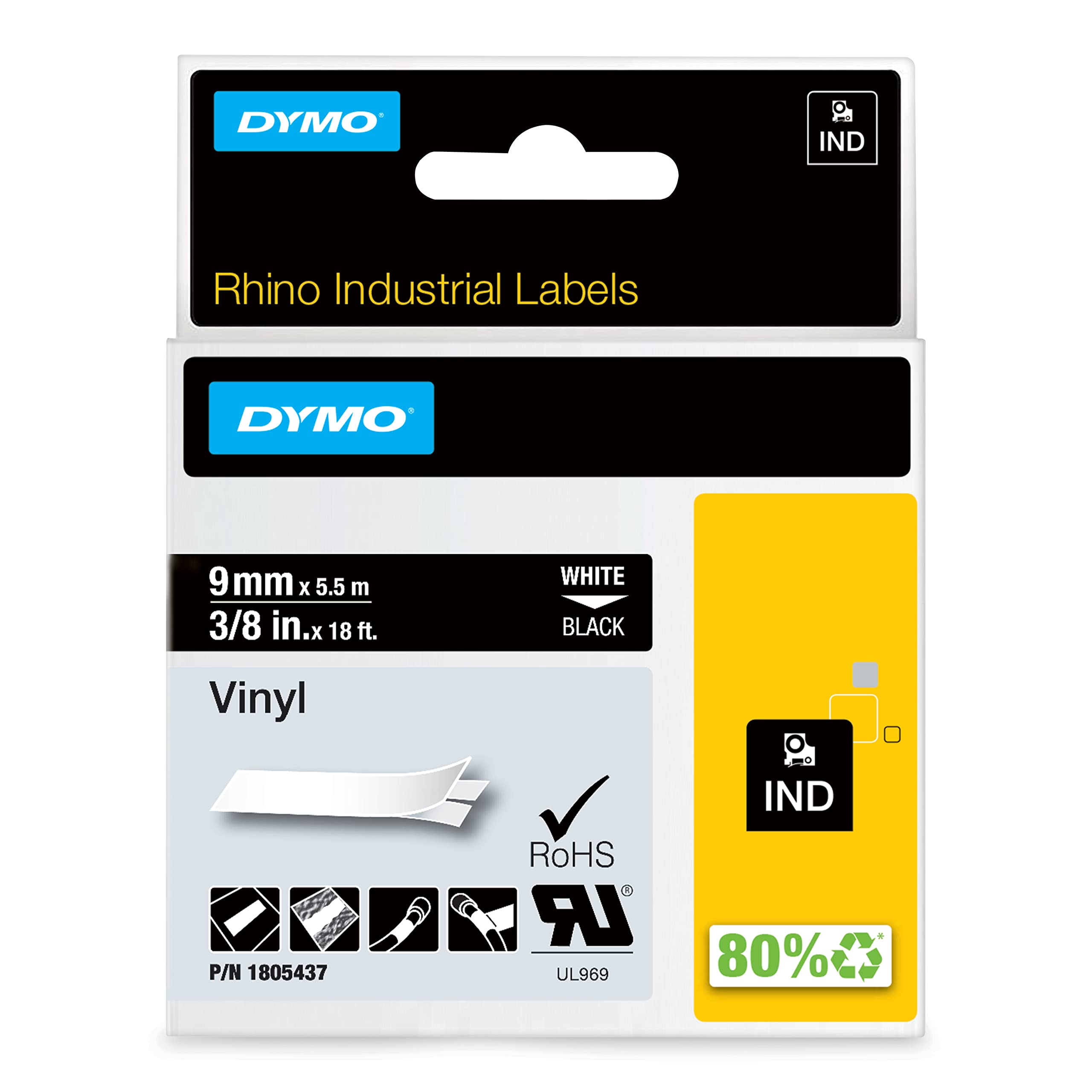 DYMO Rhino Industrial Vinyl Labels