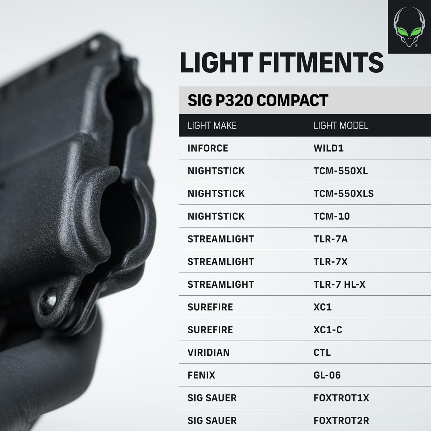 Alien Gear Photon Holster - IWB or OWB, Ambidextrous, Optics Ready