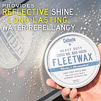 Collinite 885 Fleetwax-Marine & RV Heavy Duty Carnauba+Polymer Wax Sealant-Ultra Durable