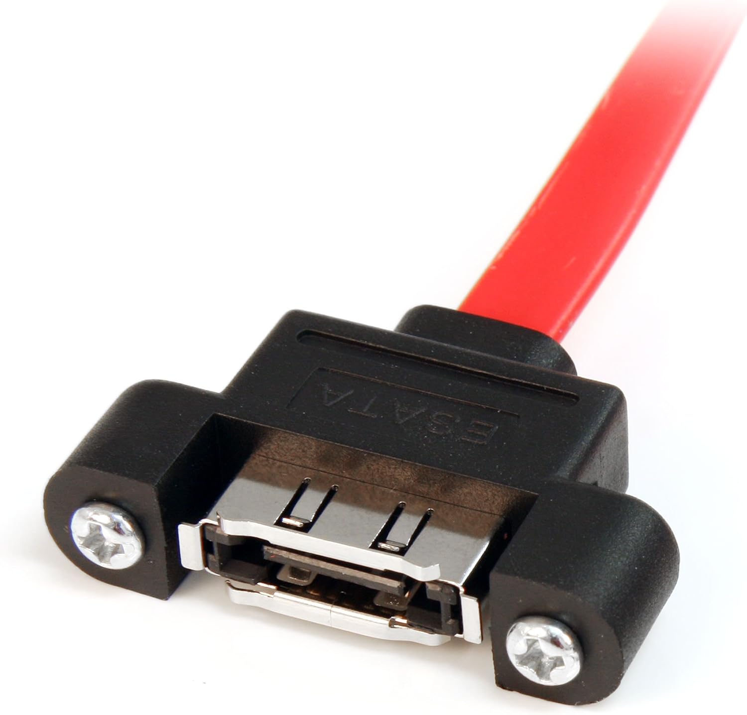 StarTech.com 1 ft eSATA Panel Mount Cable - F/M - 1ft panel mount eSATA - 1ft SATA to eSATA Converter