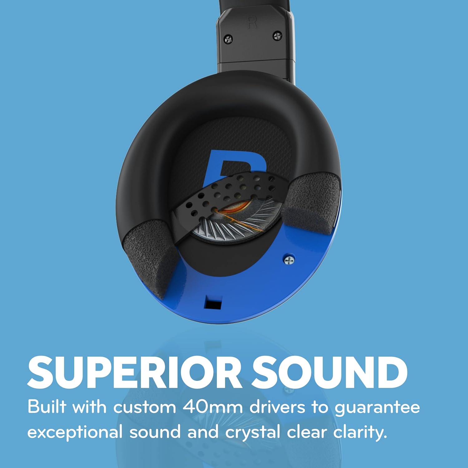ThinkWrite Technologies TWT Audio Duro, TW200 | Premium Over-Ear Noise Reducing Wired Headphones (3.5mm Jack) 1 Pack