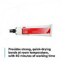 3M Nitrile High Performance Plastic Adhesive 1099, Tan Color, Industrial Grade, Heavy Duty, High Strength