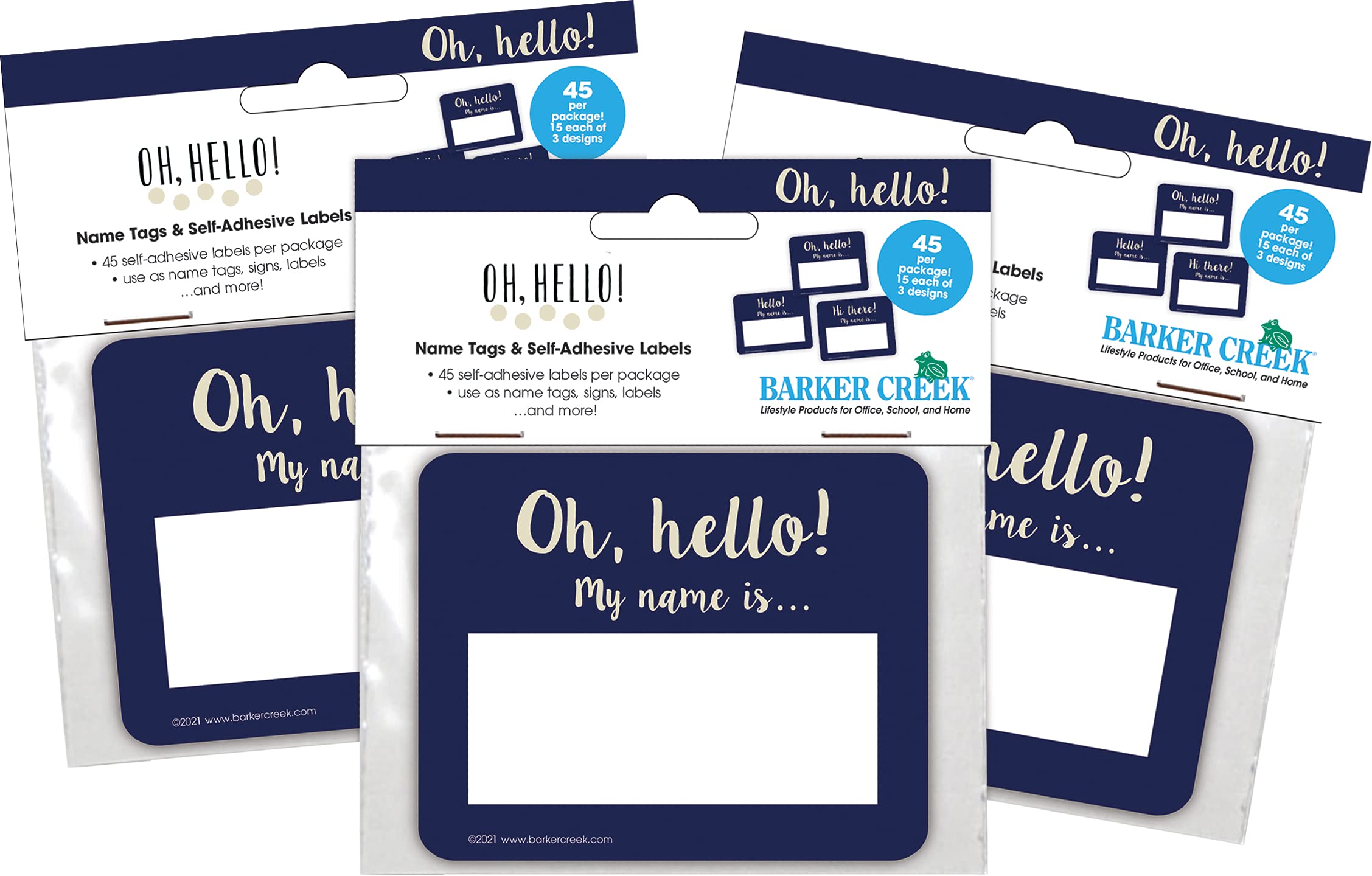 Barker Creek Name Badges & Self-Adhesive Labels