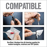 Real Avid Handgun Cleaning Kit - All-in-One 13 Piece Pistol Cleaning Kit with Cleaning Rod, Bore Brushes