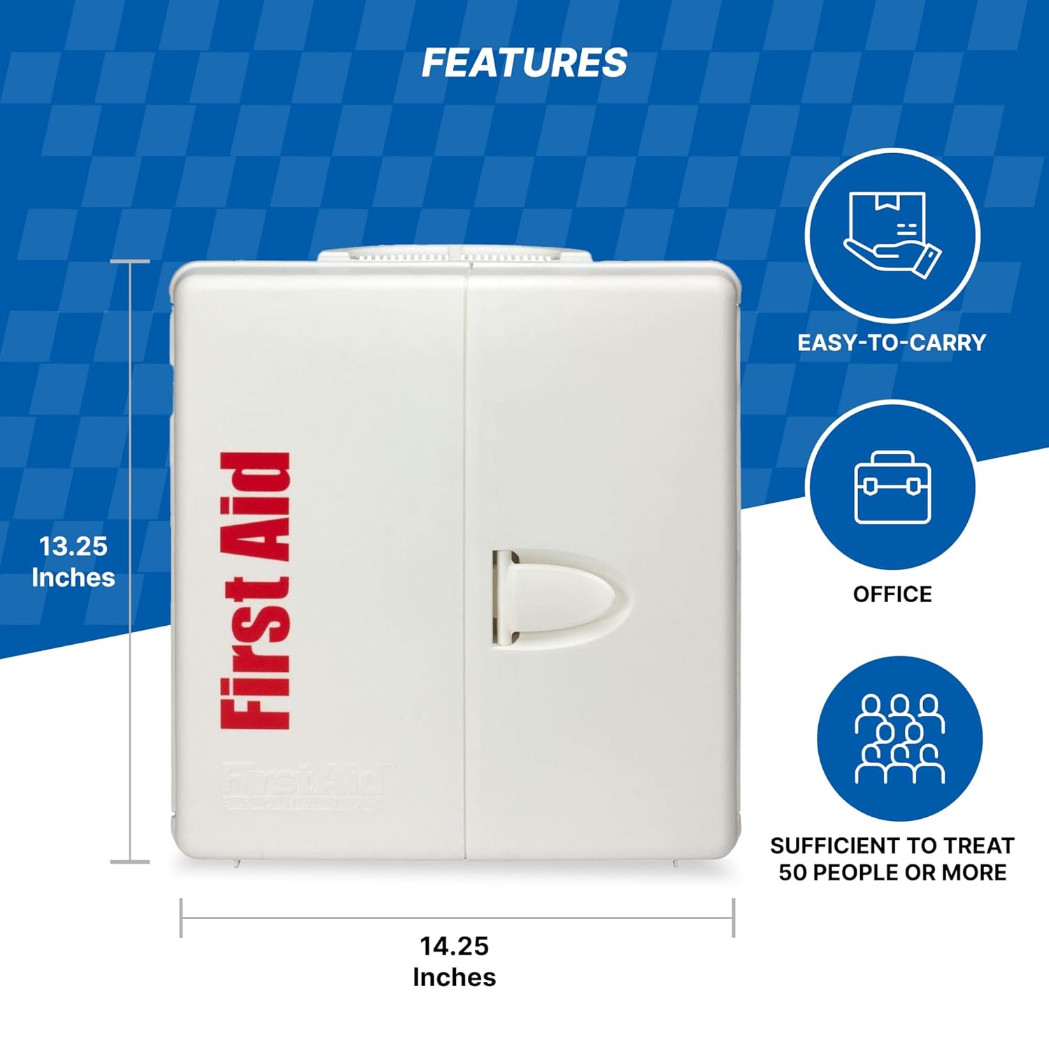 First Aid Only 90580 50-Person SmartCompliance OSHA First Aid Cabinet for Businesses