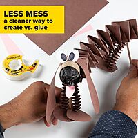 Scotch Double-Sided Tape With Handheld Dispenser, 1/2in x 248in, Clear