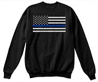THIN BLUE LINE USA Classic Crewneck Sweatshirt