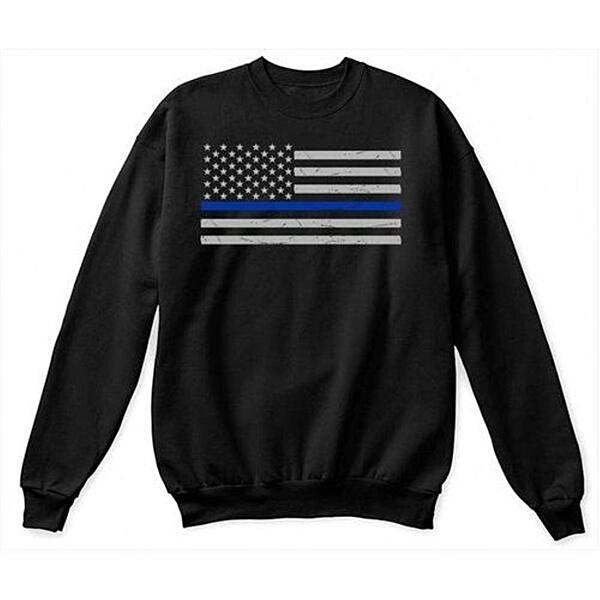 THIN BLUE LINE USA Classic Crewneck Sweatshirt
