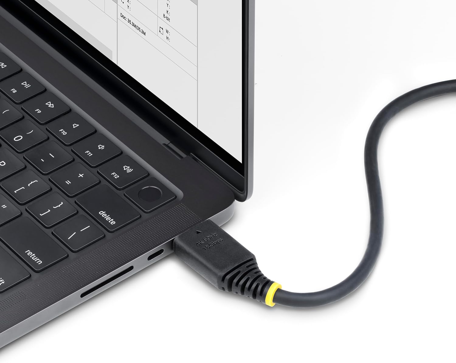 StarTech.com 15ft (4.5m) High Speed HDMI Cable with Gripping Connectors, 4K 60Hz/1440p 144Hz, 18Gbps, UHD HDMI 2.0 Cord