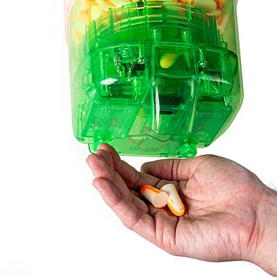 Moldex Softies® TouchFree EcoStation® Uncorded Disposable Foam Earplug Dispenser 6831, NRR 33dB