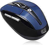 ADESSO iMouse S60 Wireless Optical Mouse with 2.4 GHz RF, Programmable Driver, Tilt-Wheel Scrolling