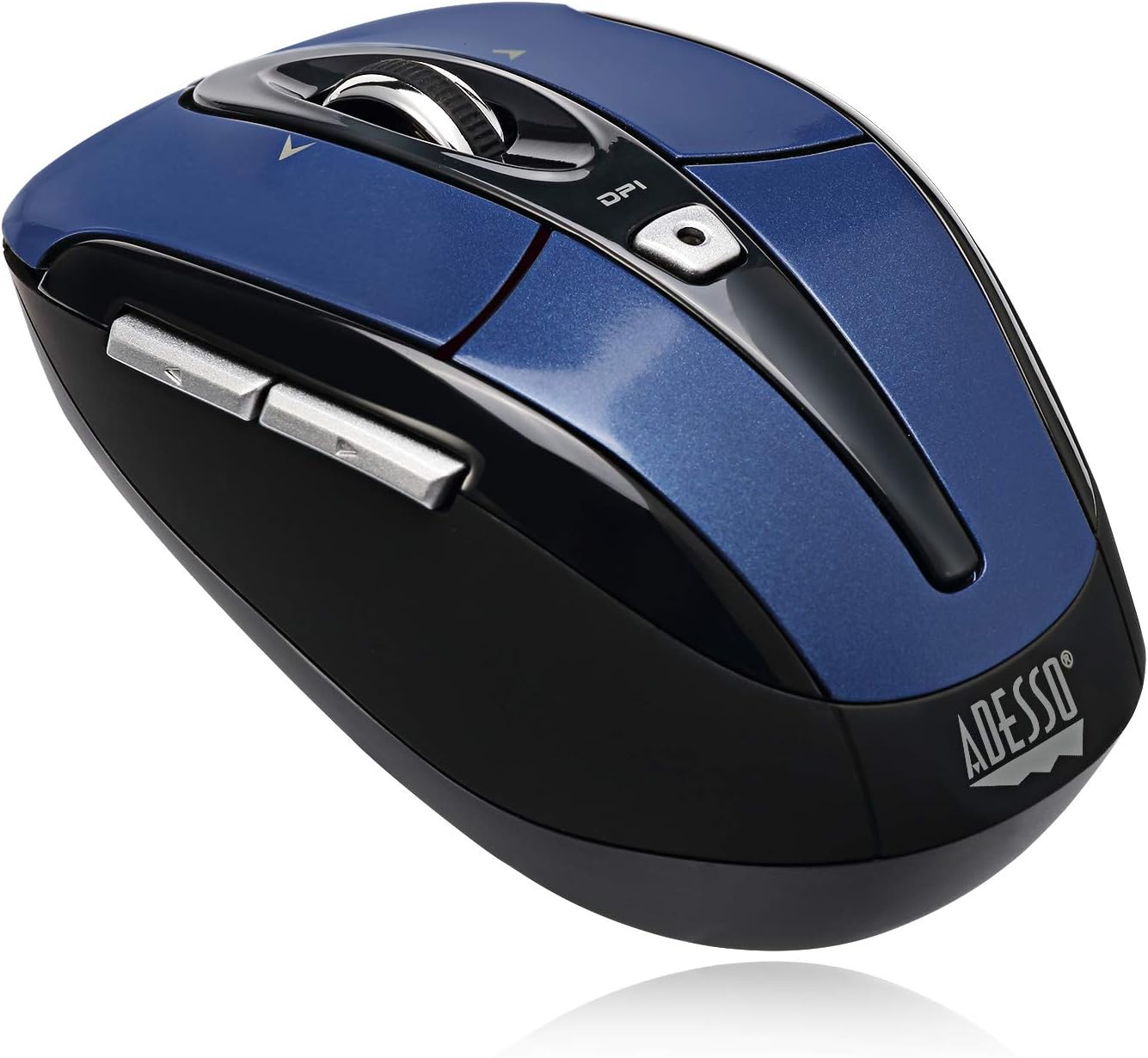 ADESSO iMouse S60 Wireless Optical Mouse with 2.4 GHz RF, Programmable Driver, Tilt-Wheel Scrolling