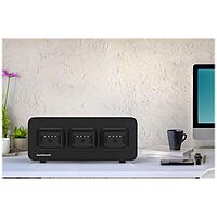 EdgePower 3-Bay Battery Charging Station – Charges and Stores Three EdgePower Batteries – Batteries Not Included