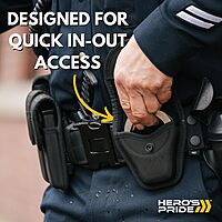 HERO'S PRIDE AirTek Single Handcuff Case - On-Duty Belt Carry