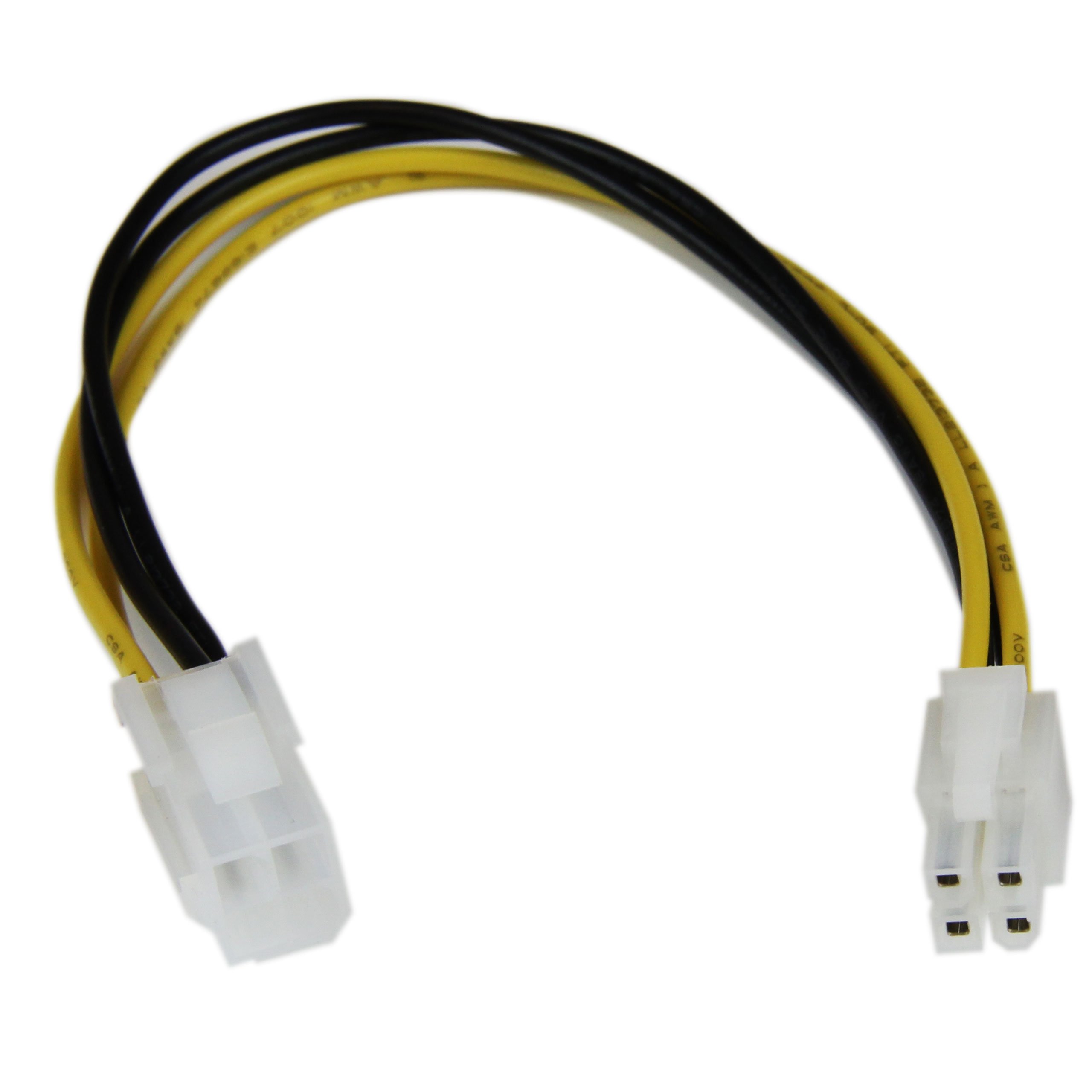 StarTech.com 8in ATX12V 4 Pin P4 CPU Power Extension Cable - M/F - ATXP4EXT