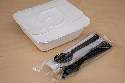 Eco-Products 6" Recycled Plastic Cutlery and Utensils, 100% Post-Consumer Recycled Polystyrene