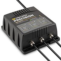 Minn Kota Precision MK-330PCL On-Board Battery Charger with 3 Charging Banks, 10 Amps per Bank One Size Chargers