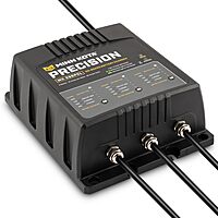 Minn Kota Precision MK-330PCL On-Board Battery Charger with 3 Charging Banks, 10 Amps per Bank One Size Chargers