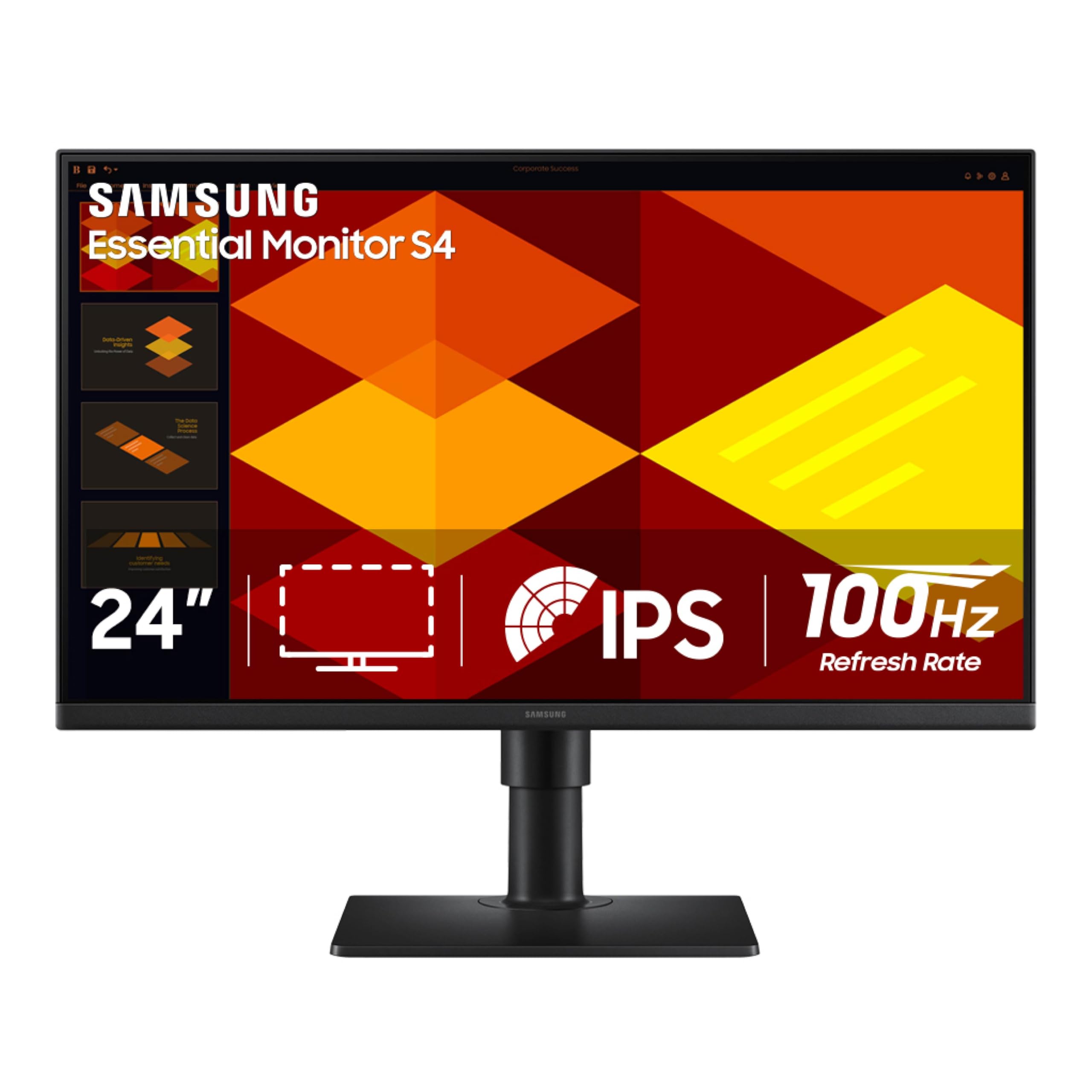 Samsung S40GD Borderless Business Monitor with IPS Panel, 100Hz Refresh Rate, Eye Saver Mode, Game Picture Mode
