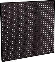 Azar Displays 772424-BLK 24"W x 24"H one-sided Pegboard Panel, 2-Pack- BLACK