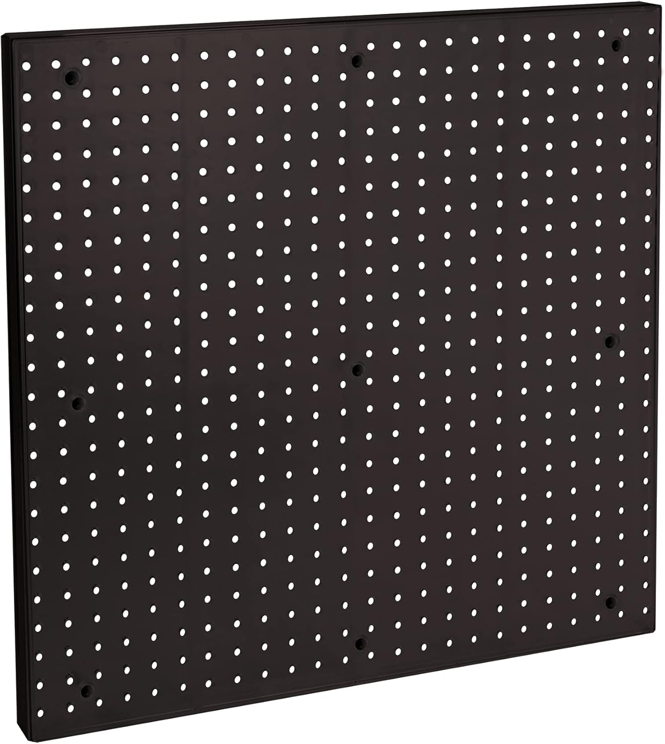 Azar Displays 772424-BLK 24"W x 24"H one-sided Pegboard Panel, 2-Pack- BLACK