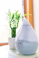 CRANE Droplet/Teardrop Ultrasonic Cool Mist Humidifier, 0.5 Gallon