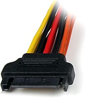 StarTech.com 6in Latching SATA Power Y Splitter Cable Adapter - M/F - 6 inch Serial ATA Power Cable Splitter