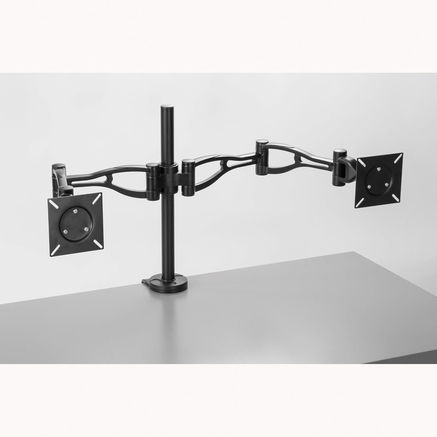 Fellowes 8041701 Professional Series Depth Adjustable Computer Monitor Stand for 2 Monitors with Dual Monitor Arms