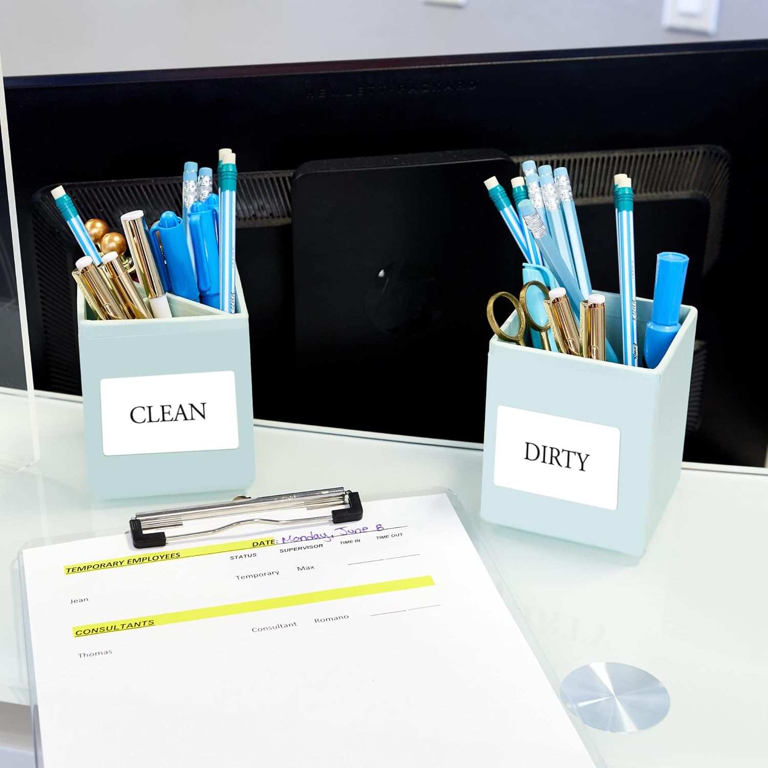 Avery Durable Removable Rectangle Labels, Sure Feed Technology, 2" x 3.5", Matte White Film, Water-Resistant - A05A13