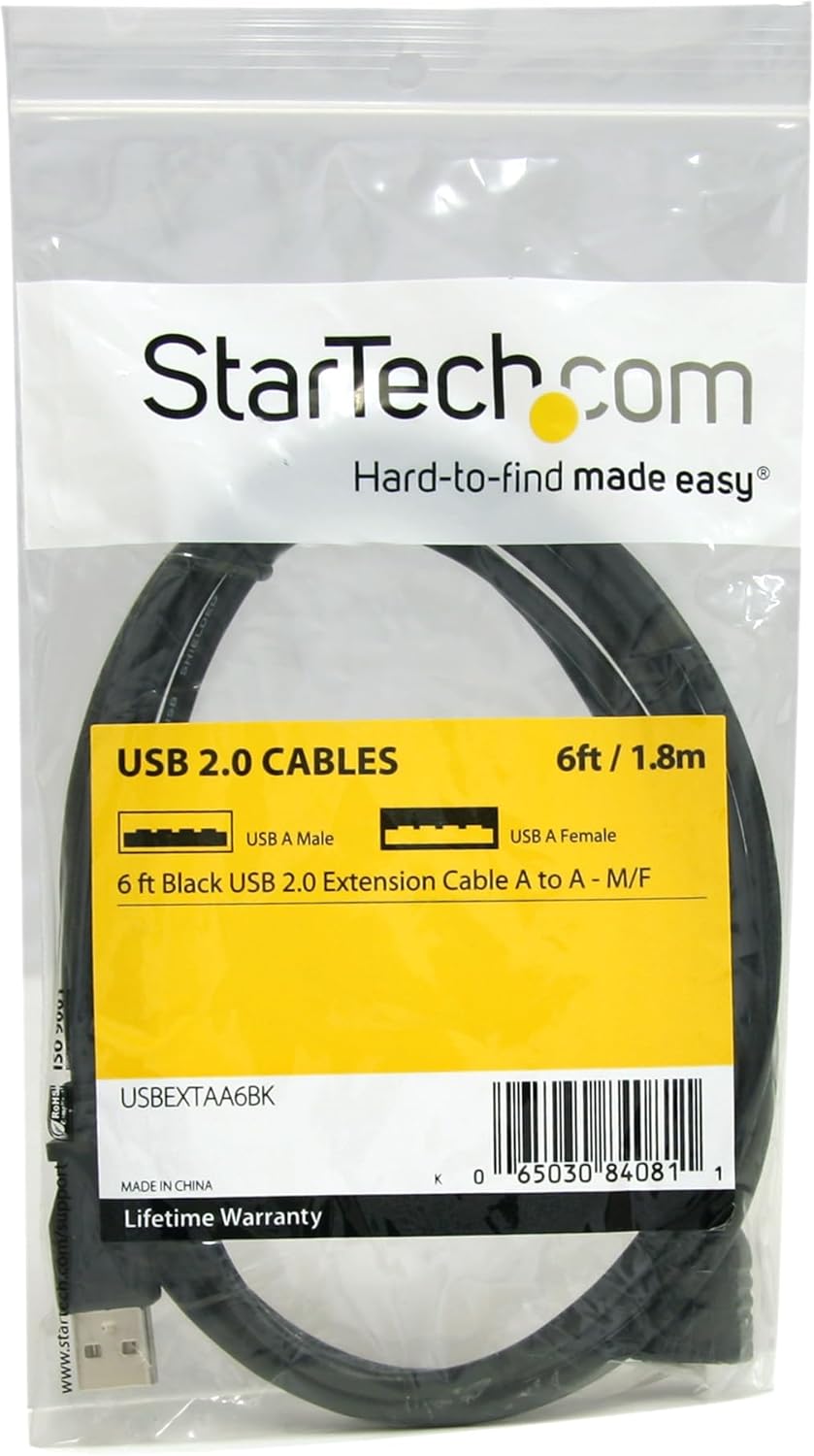 StarTech.com USB 2.0 A-to-A Extension Cable (Male to Female)
