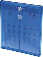 SMEAD Poly Envelope, 1.25" Expansion, String-Tie Closure, Top Load, Letter Size