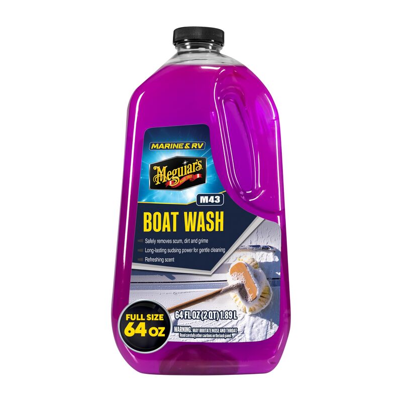 Meguiar's M43 Marine/RV Boat Wash, pH-Balanced Boat/RV Wash for Protecting Fiberglass and Gel Coat