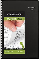 AT-A-GLANCE DayMinder Monthly Planner, Large 8 x 12, Black