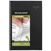 AT-A-GLANCE DayMinder Monthly Planner, Large 8 x 12, Black