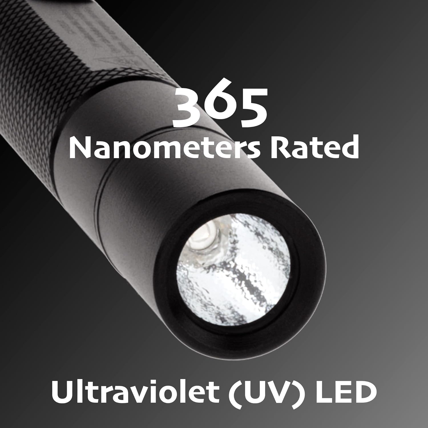 Nightstick MTU-106 Mini-TAC UV Flashlight with 2 AAA, Black,Small