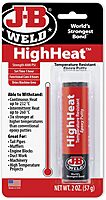 J-B Weld 8297 HighHeat 500 Degree Epoxy Putty Stick - 2 oz. , Grey