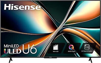 Hisense 65 Inch TV Model 65U6N Pro