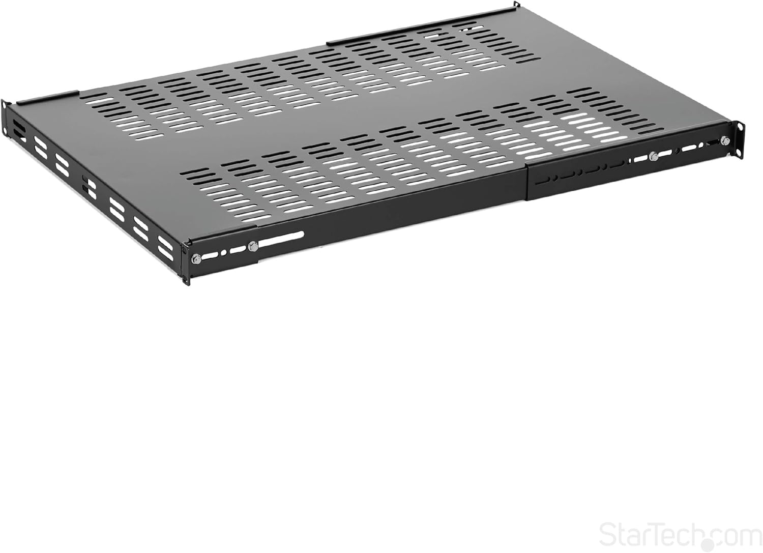 StarTech.com 1U Adjustable Server Rack Mount Shelf - 19" 4-Post