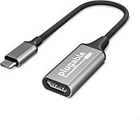 Plugable USB C to HDMI Adapter, HDMI 2.0, USB4 / Thunderbolt Adapter for 4K Monitor up to 4K 60Hz (USBC-HDMI) iPhone 15