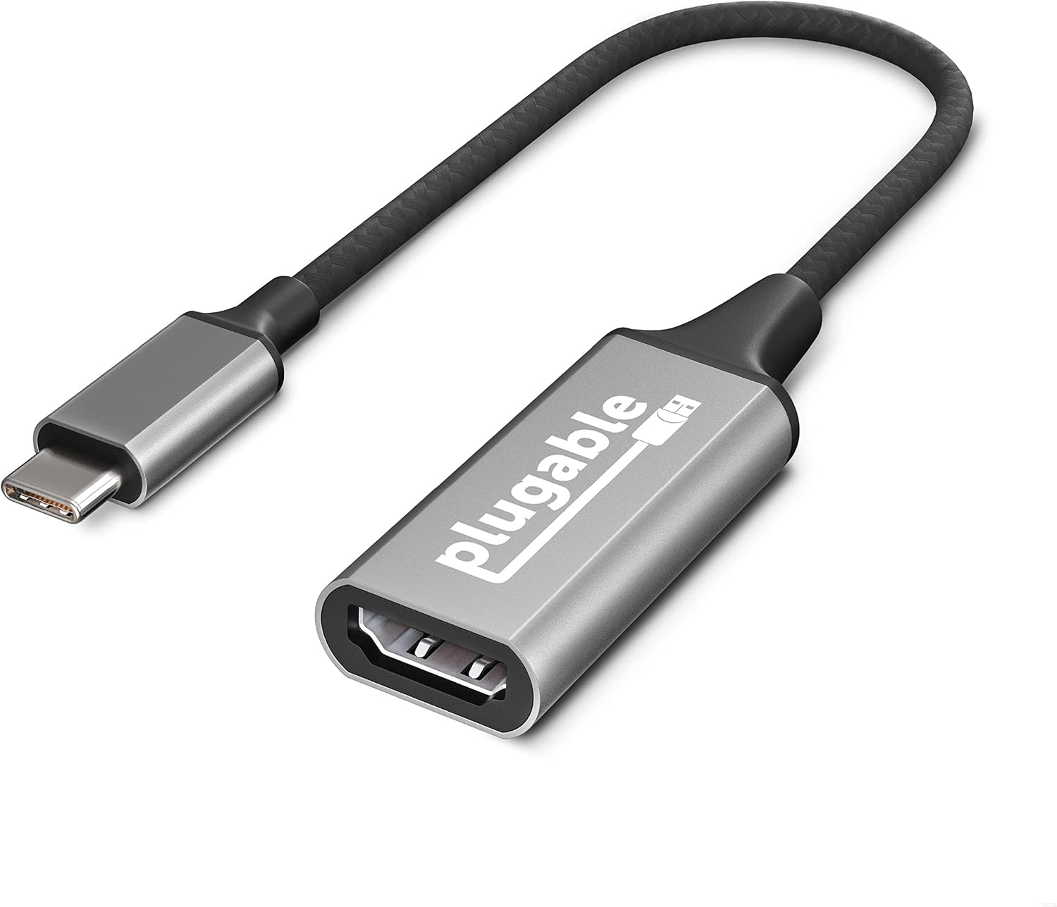 Plugable USB C to HDMI Adapter, HDMI 2.0, USB4 / Thunderbolt Adapter for 4K Monitor up to 4K 60Hz (USBC-HDMI) iPhone 15