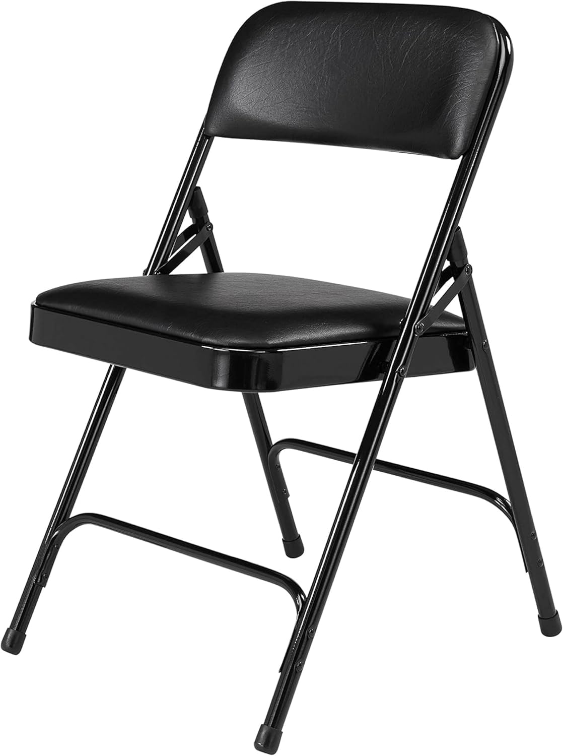 NATIONAL PUBLIC SEATING 1200 Series Padded Vinyl Folding Chairs - Set of 4
