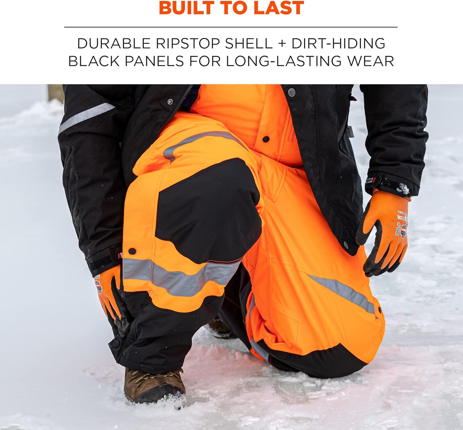 Ergodyne GloWear 8928 Hi-Vis Insulated Bib Overalls