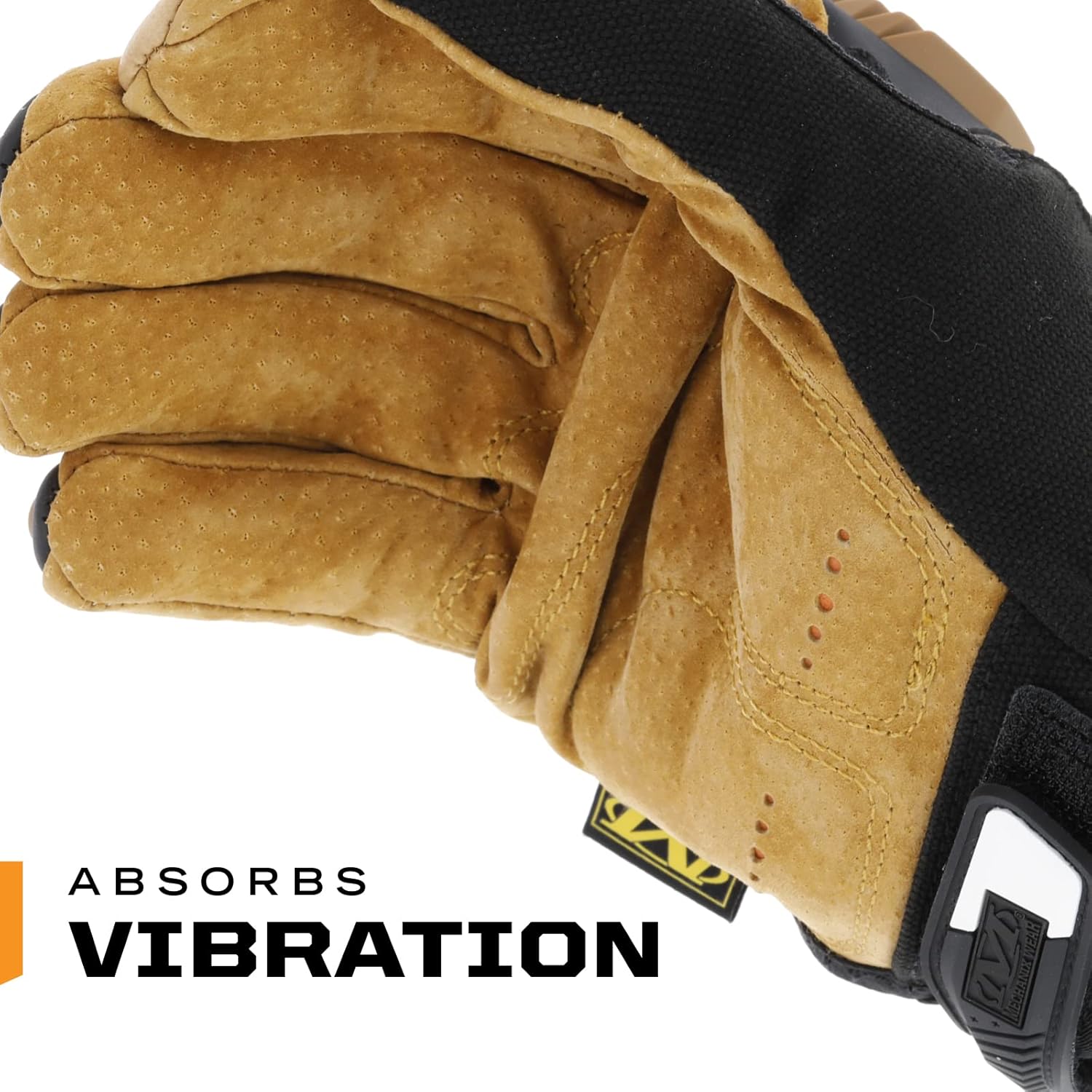 Mechanix Wear M-Pact Leather Gloves - Impact-Resistant Work Gloves