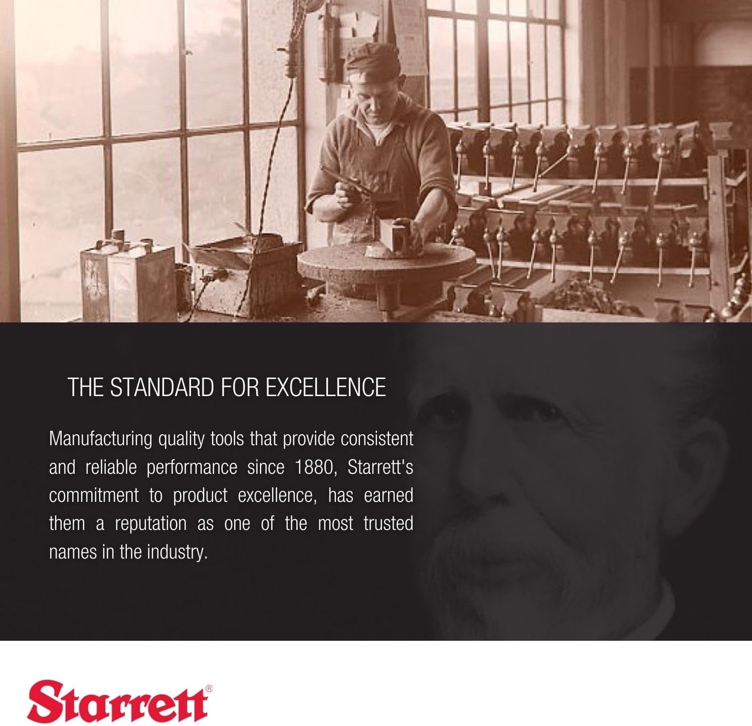 Starrett Key Caddy with 21" Stainless Steel Chain, Heavy-Duty Die-Cast Zinc Case, Large Key Ring, Retractable Design - SK1