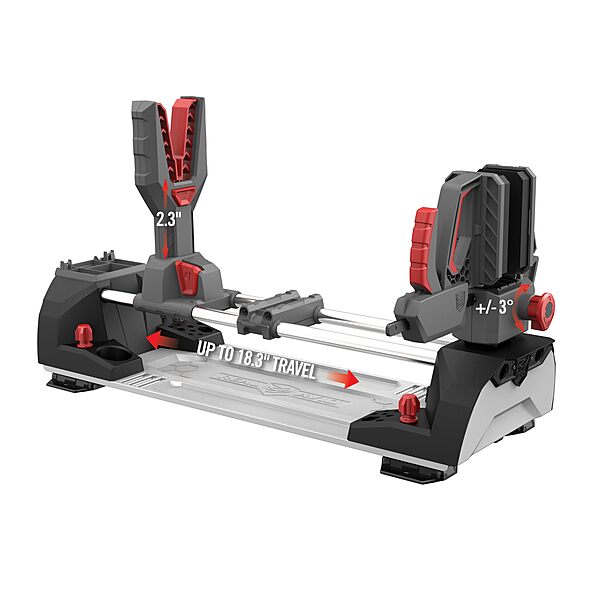 Real Avid Master Gun Workstation Up to 18.3" of Travel One-Hand Quick Adjustable Clamping