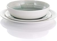 Elama 12-Piece Lightweight Melamine Dinnerware Set